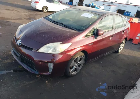 2013 Toyota Prius Three Se из США, поврежденный, VIN JTDKN3DU6D5612088